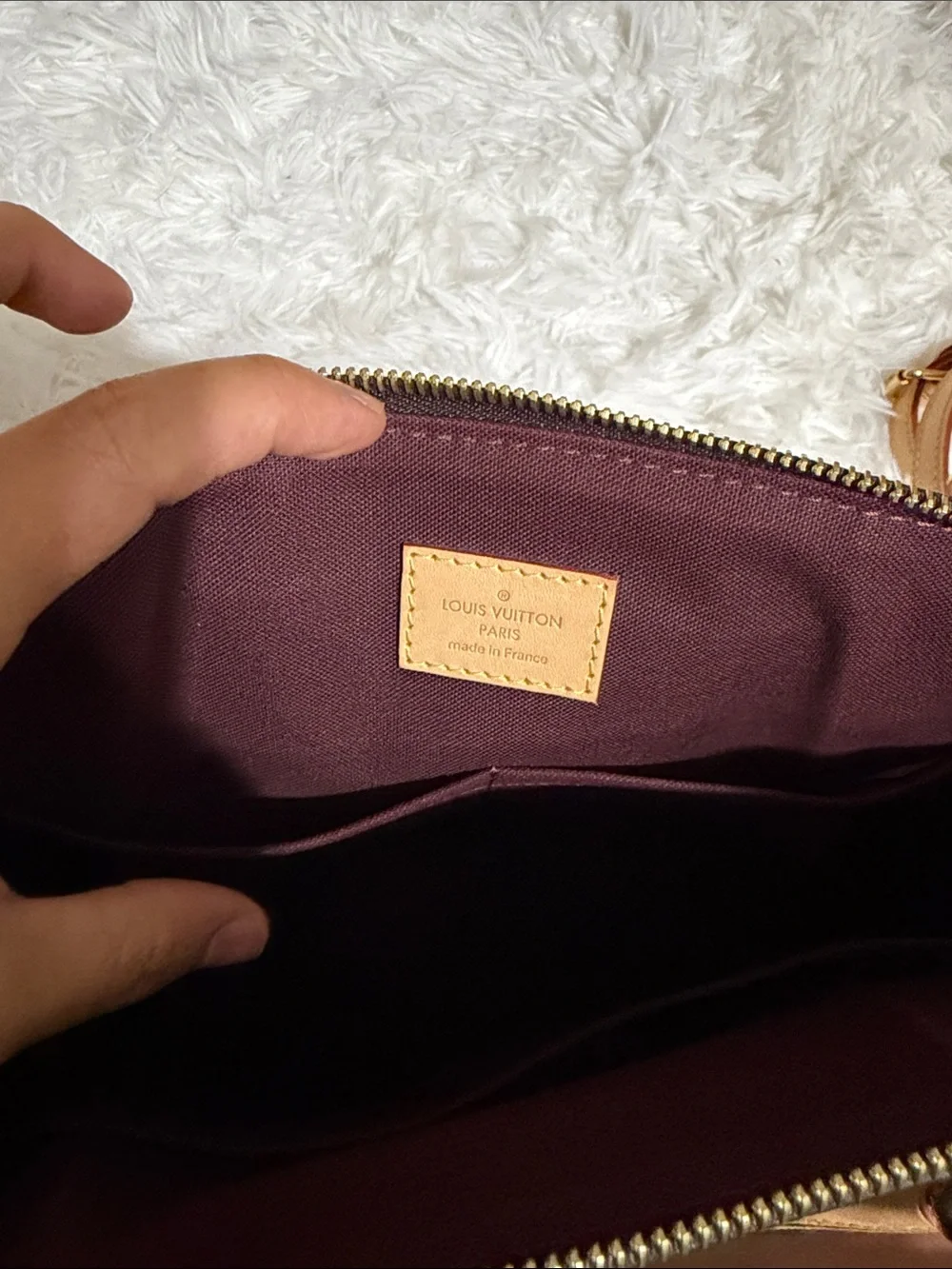 Louis Vuitton structured alma